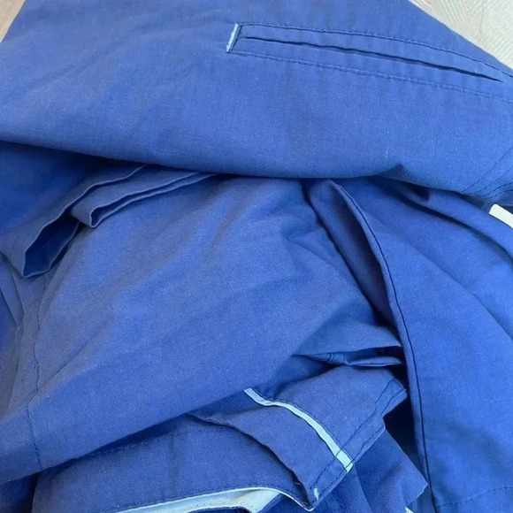 Blue + grey scrub bottoms - Picture 4 of 5